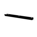 GoodHome Atomia Matt Black Powder-coated Edge Doors & drawers Handle (L)293mm, Pack of 2