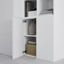 GoodHome Atomia Matt White Modular furniture door, (H) 747mm (W) 372mm