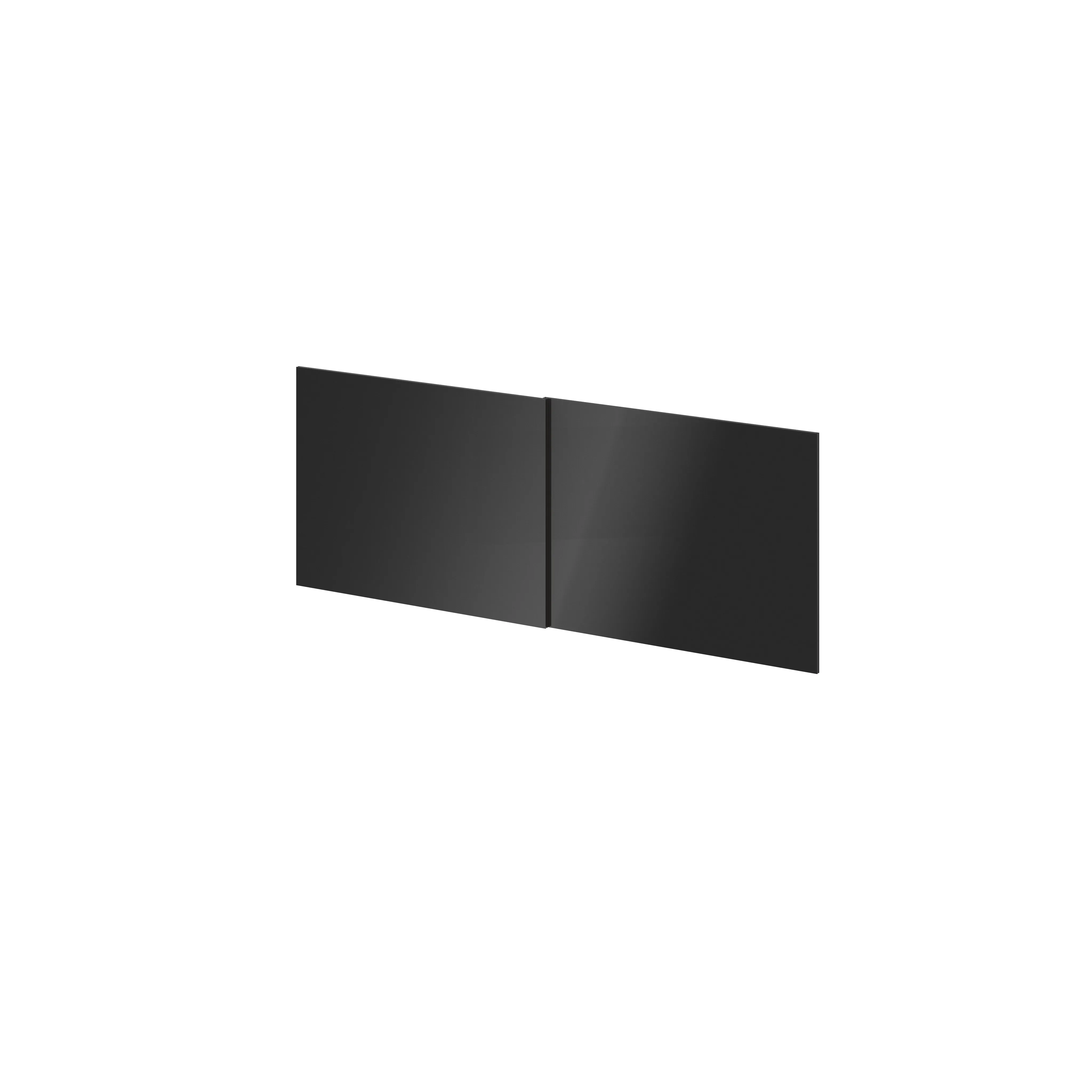 Atomia Gloss anthracite Sliding Wardrobe Door (H)560mm (W)737mm, Pack of 4