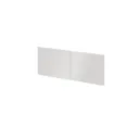 Atomia Gloss white Sliding Wardrobe Door (H)560mm (W)737mm, Pack of 4