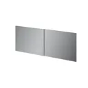 Atomia Mirrored Sliding Wardrobe Door (H)560mm (W)737mm, Pack of 4