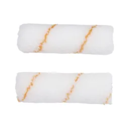GoodHome 4" Woven polyester Roller sleeve, Pack of 2