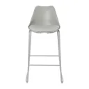 GoodHome Marula Light grey Bar stool