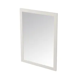 GoodHome Perma White Rectangular Bathroom Mirror (H)700mm (W)500mm