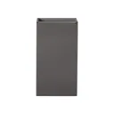 GoodHome Imandra Gloss Anthracite Freestanding Bathroom Vanity Cabinet (W)436mm (H)790mm
