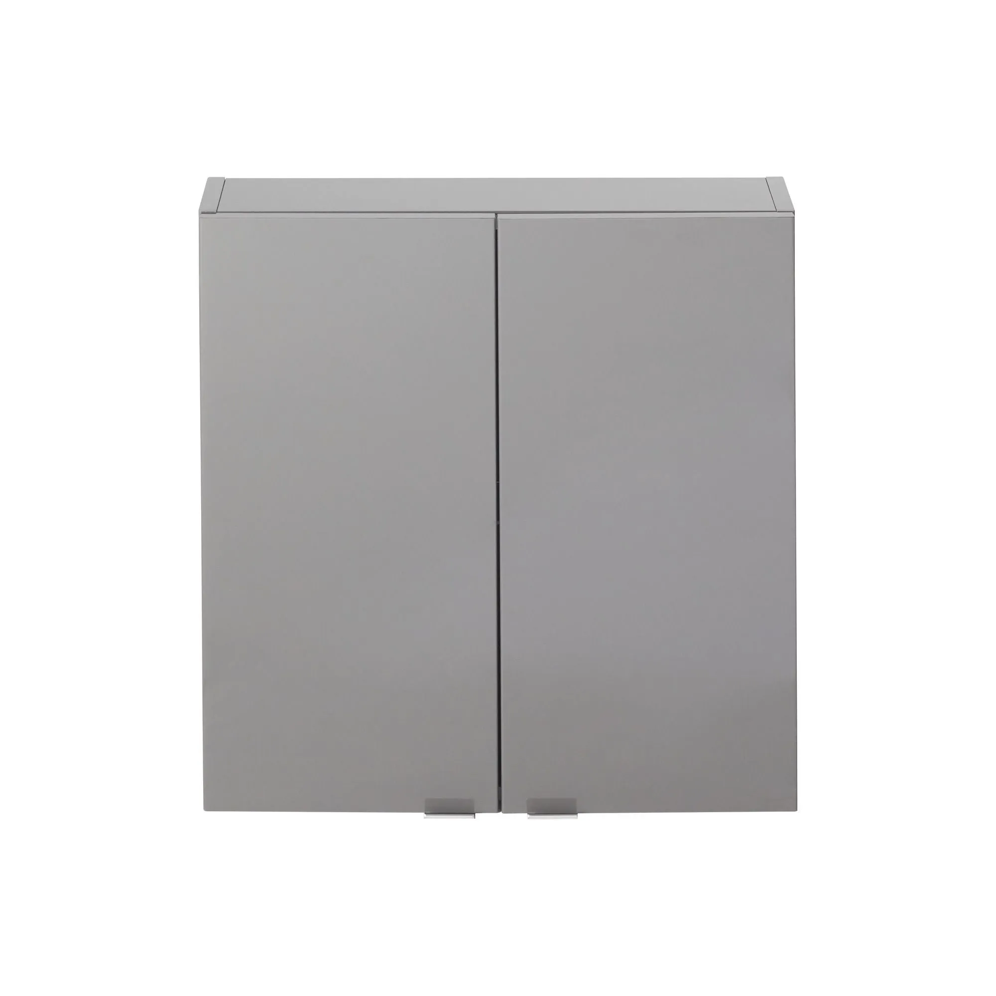 GoodHome Imandra Gloss Anthracite Wall-mounted Bathroom Cabinet (W)600mm (H)600mm