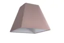GoodHome Qarnay Taupe Fabric dyed Light shade (D)200mm