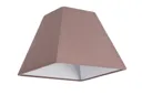 GoodHome Qarnay Taupe Fabric dyed Light shade (D)300mm