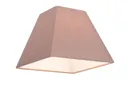 GoodHome Qarnay Taupe Fabric dyed Light shade (D)300mm