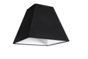 GoodHome Qarnay Charcoal Fabric dyed Light shade (D)200mm
