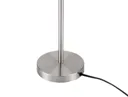 GoodHome Guiterne Brushed Chrome effect Table lamp base