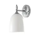 Shafat Gloss White Bathroom Wired Wall light