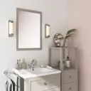 Otemma Chrome effect Bathroom Wired Wall light