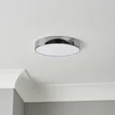 Wapta Chrome effect Bathroom Ceiling light
