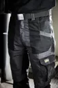 Site Black & grey Men's Multi-pocket trousers, W38" L32"