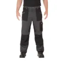 Site Black & grey Men's Multi-pocket trousers, W32" L32"