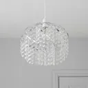 Carbuccia Clear Beaded Light shade (D)300mm