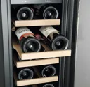 GoodHome BIWCB30UK Black 20 bottles Wine cooler