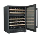 GoodHome BIWCB60UK Black 46 bottles Wine cooler