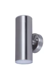 Blooma Candiac Silver effect Mains-powered LED Outdoor Wall light 760lm