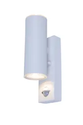 Blooma Candiac Adjustable Matt White Mains-powered LED Outdoor Wall light 760lm (Dia)6cm