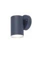 Blooma Candiac Matt Charcoal grey Mains-powered LED Outdoor Wall light 380lm