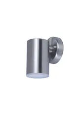 Blooma Candiac Silver effect Mains-powered LED Outdoor Down fixed Wall light 380lm