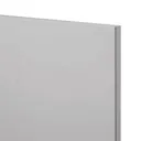 GoodHome Balsamita Matt grey slab Tall appliance Cabinet door (W)600mm (T)16mm