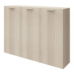 GoodHome Atomia Oak effect Small Office & living storage (H)1125mm