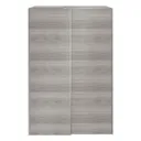 GoodHome Atomia Freestanding Grey oak effect Medium Double Sliding door wardrobe (H)2250mm (W)1500mm (D)635mm