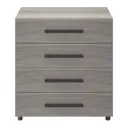 GoodHome Atomia Grey oak effect Chests of drawers & side cabinets (H)800mm (W)750mm (D)470mm