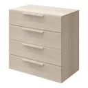 GoodHome Atomia Oak effect Chests of drawers & side cabinets (H)750mm (W)750mm (D)470mm