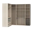 GoodHome Atomia Freestanding Oak effect Large bedroom storage unit kit (H)2250mm (W)500mm (D)580mm