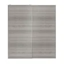 Atomia Freestanding Grey oak effect 2 door Sliding Wardrobe Door kit (H)2250mm (W)2000mm