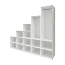GoodHome Atomia Freestanding White Oak effect Bedroom storage unit (H)2250mm (W)500mm (D)580mm
