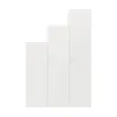 GoodHome Atomia Matt white 3 door Medium Wardrobe (H)2250mm (W)400mm (D)580mm