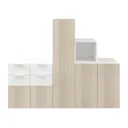 GoodHome Atomia Freestanding White Oak effect Large Under the stairs storage kit
