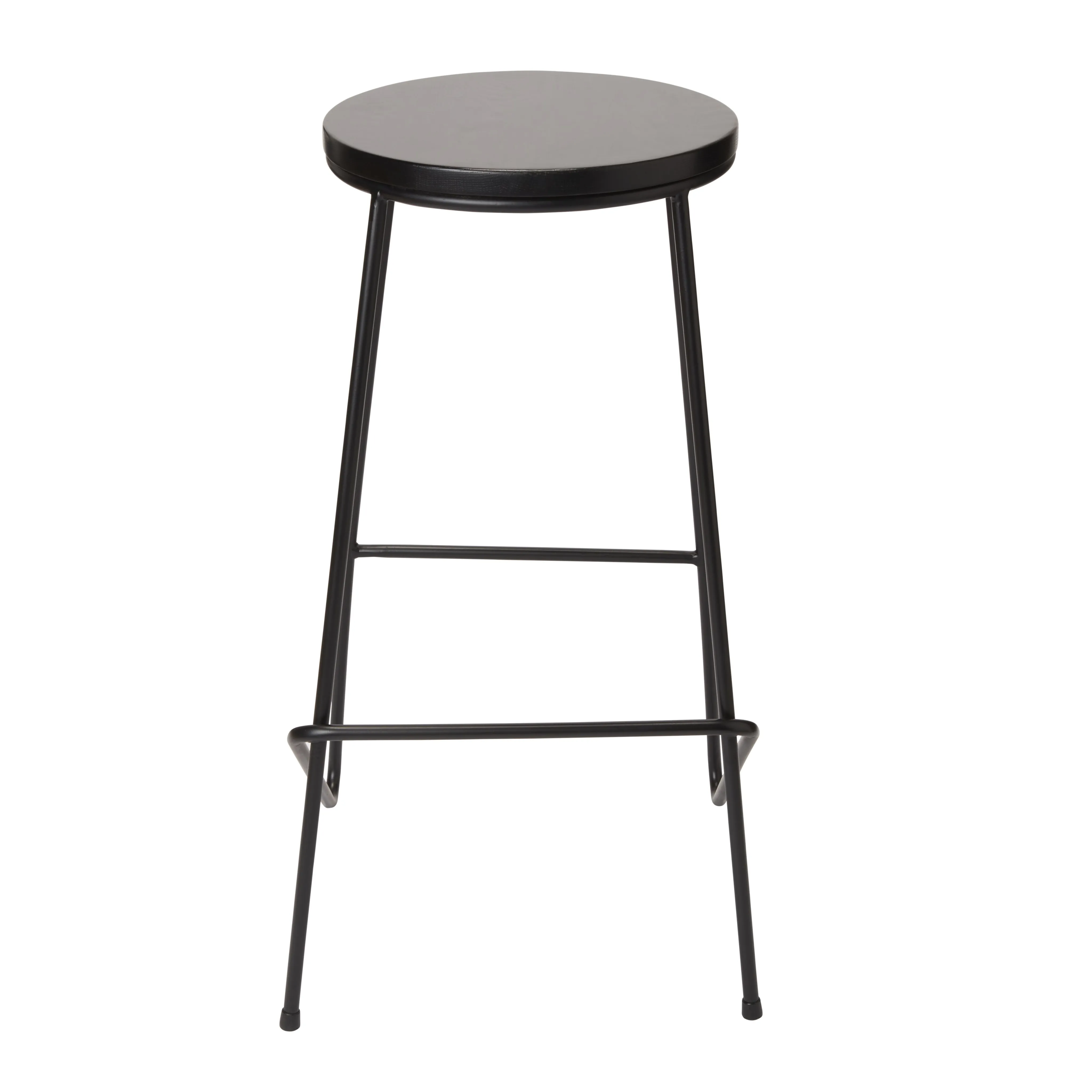 GoodHome Maloux Black Bar stool