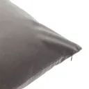 Valgreta Plain Light grey Cushion (L)43cm x (W)43cm