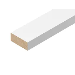 Smooth Primed Square edge Stripwood (L)2.4m (W)36mm (T)15mm