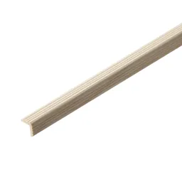 Natural Pine Angled edge Softwood Moulding (L)2.4m (W)23mm (T)23mm