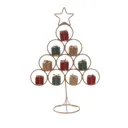 Gold Glitter effect Wire Table top tree