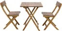 GoodHome Virginia Wooden 2 seater Extendable Table