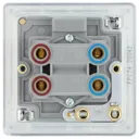 GoodHome Chrome 45A 1 way 1 gang Flat Cooker Screwless Switch with LED Indicator