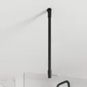 GoodHome Beloya Black Ceiling-mounted Support bar (L)800mm