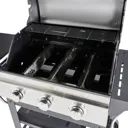 GoodHome Owsley 3.0 Black 3 burner Gas Barbecue