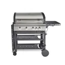 GoodHome Owsley 4.1 Black 4 burner Gas Barbecue