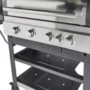 GoodHome Owsley 4.1 Black 4 burner Gas Barbecue