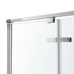 GoodHome Ezili Square Corner Shower enclosure with Hinged door (W)790mm (D)790mm