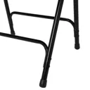 Lasana Black Folding chair (H)790mm (W)470mm (D)450mm